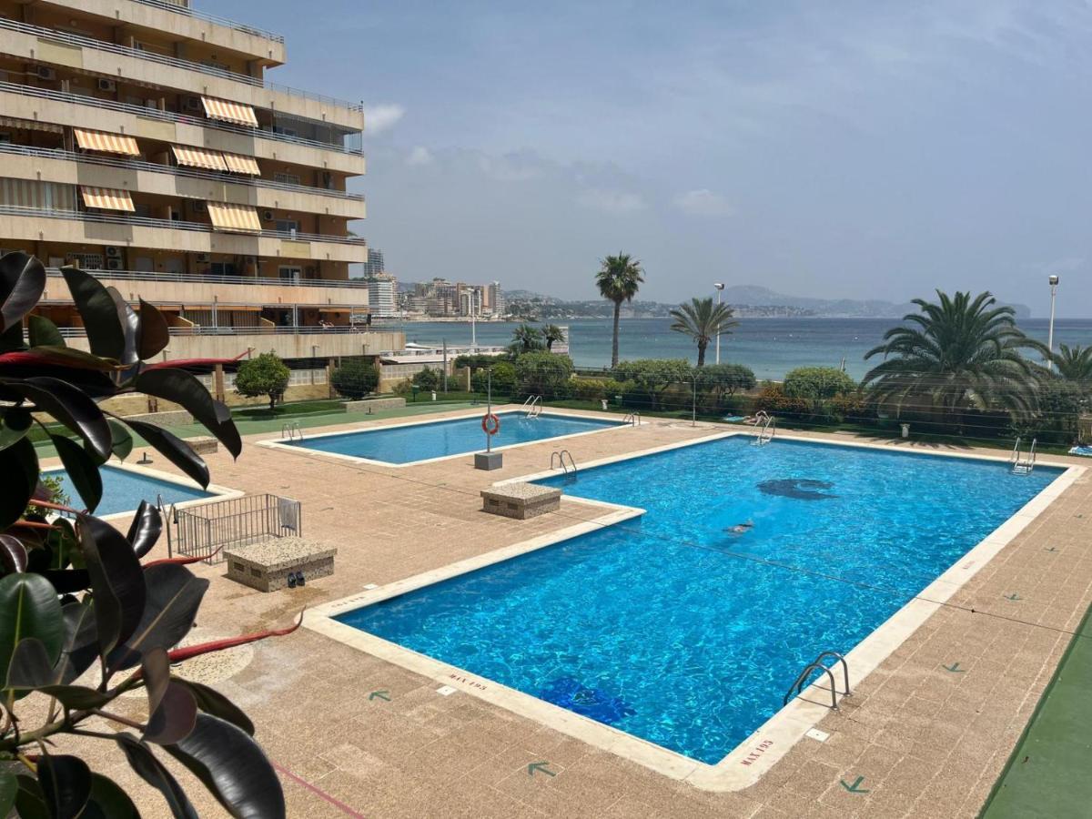 Calpe Apartamento 1A Linea De Playa Piscina Reformado Wifi Aire Exterior foto